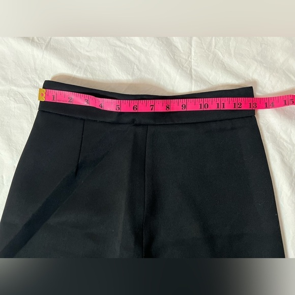 Miu Miu Black Mini Skirt with White Lace Trim and Rhinestone and Beading Small - Picture 7 of 13